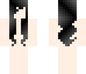 black hair skin base
