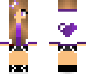 purple girl with headphones