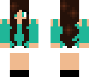 cute teal girl