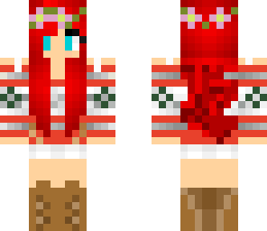 red hair christmas
