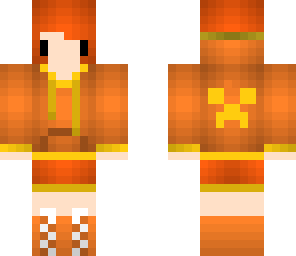 orange girl gamer