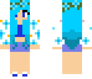 blue girl