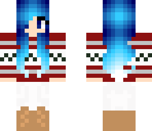blue hair christmas