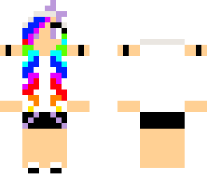 rainbow girl
