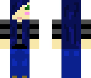 blue girl