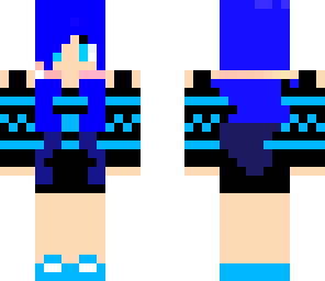 blue girl