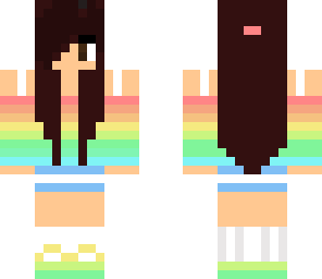 rainbow tennis girl