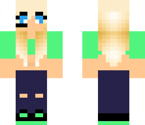 gamer girl green