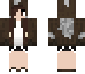 girl cow skin