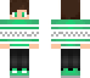 green winter guy