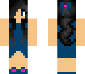 blue girl