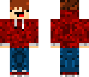 red hoodie