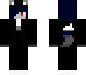 gothic blue cat boy