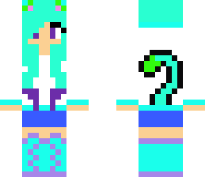 aqua cat girl