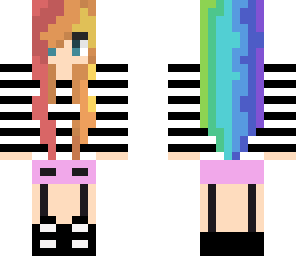 rainbow hair