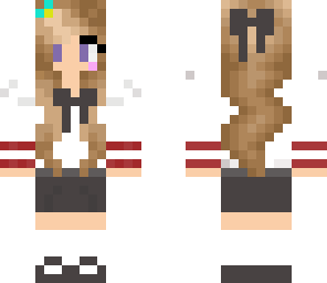shy school girl