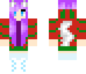 christmas snow kitten girl thing