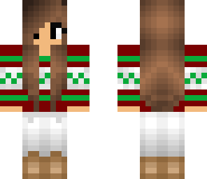 girl in christmas sweater 