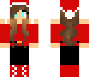 santa girl skin