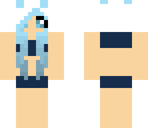 blue panda swim suit