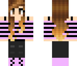 purpleish pink girl