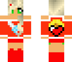 christmas girl i edited another skin to make it
