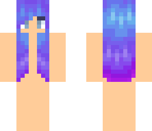 purple-blue ombre base
