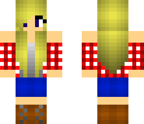cute plaid shirt girl
