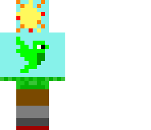 green bird on a nice day
