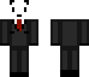 panda in a tux
