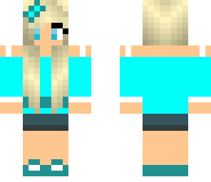 blue girl