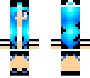 cute blue tomboy