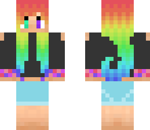 rainbow girl