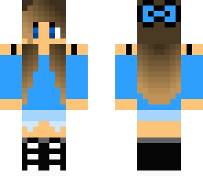 blue girl