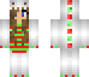 chrstmas dino girl