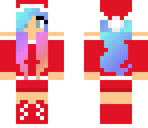 colorful christmas girl
