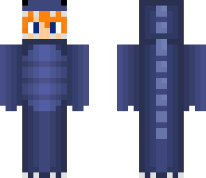 skin with purple hair