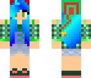 blu_hail's christmas skin