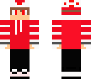 red and white
