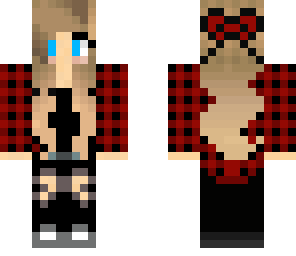 bow flannel girl