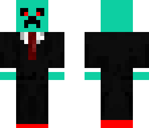creeper in a tux