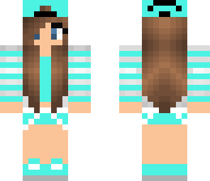 striped girl