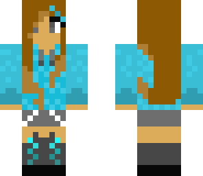pretty blue girl