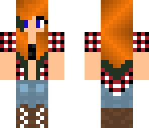 plaid shirted girl