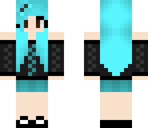 blue pastel girl