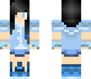 blue android girl 