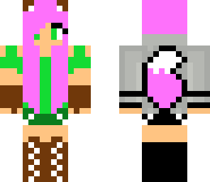 hunger games pink fox-girl