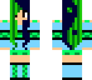ying and yang blue and green