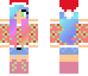 my christmas skin girl