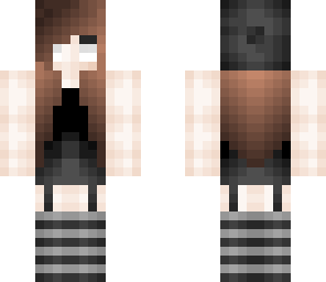 edited herobrine goth girl